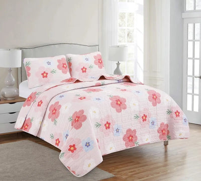 LiveWell 3 Piece Quilt Set (10 Styles) - PremiumBrandGoods