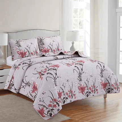 LiveWell 3 Piece Quilt Set (10 Styles) - PremiumBrandGoods