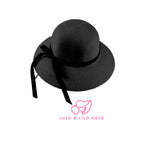 Black with Thin Bow