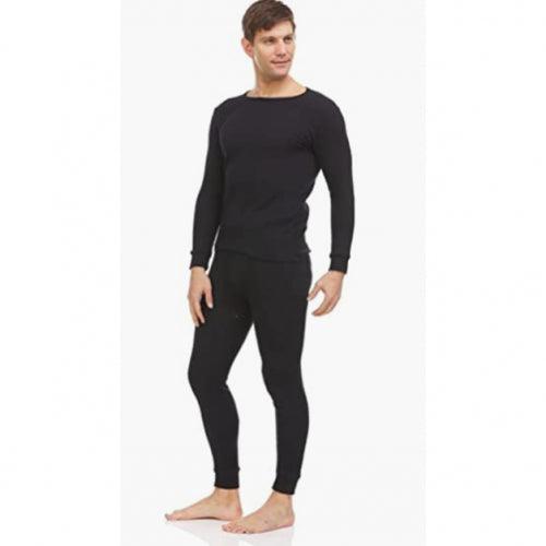 Men's 2-Piece Cotton Thermal Set with Shirt & Pants - PremiumBrandGoods