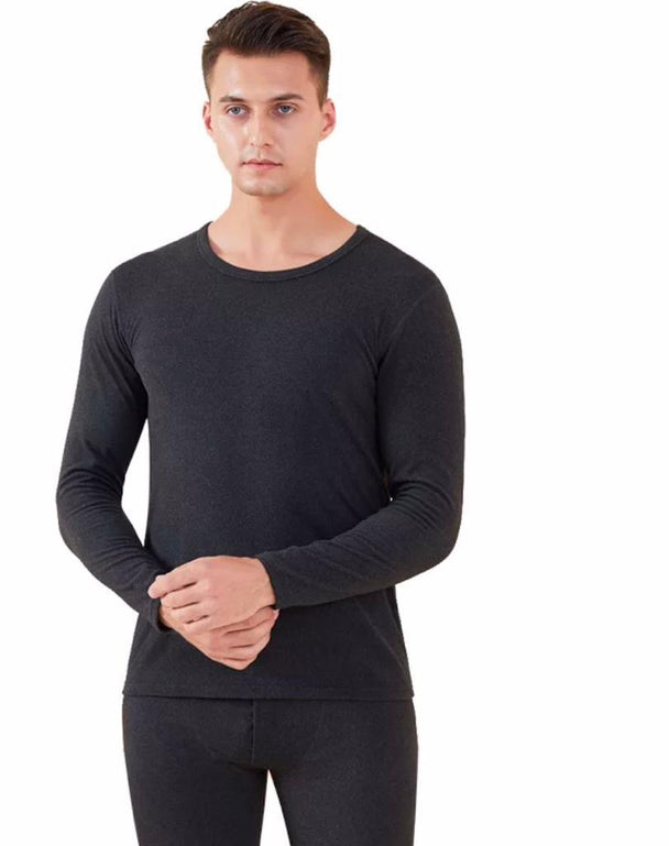 Men's 2-Piece Cotton Thermal Set with Shirt & Pants - PremiumBrandGoods