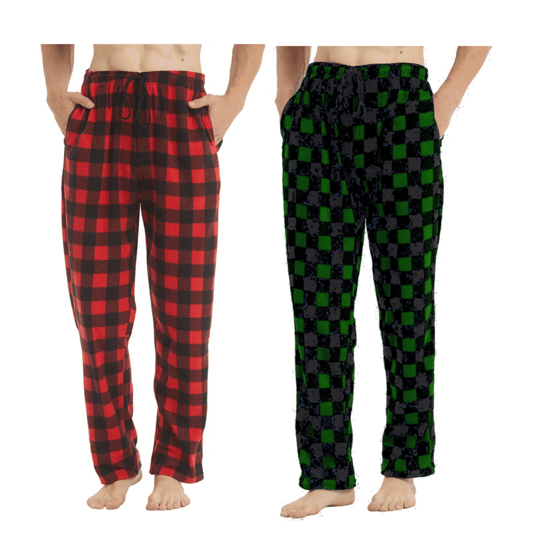 Men's Comfort Stretchy Plaid Pajama Pants - PremiumBrandGoods