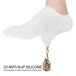 Comfortable Men's No Show Socks | Anti Slip Silicone Material