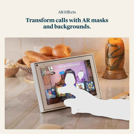 Meta Portal - Smart Video Calling for the Home with 10‚Äù Touch Screen Display - White Facebook