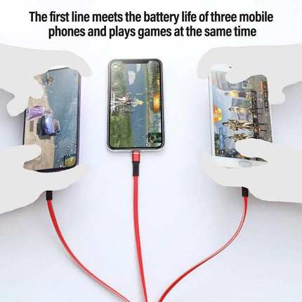 PBG 3 port LED Display Wall Charger and 3 in 1 Cable Bundle Silver - PremiumBrandGoods