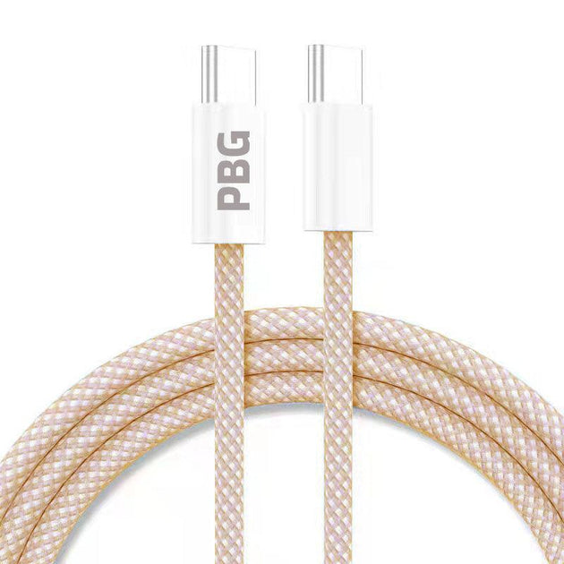 Pink Blue USB C to USB C Fast Charging Cable for Android | Durable cable