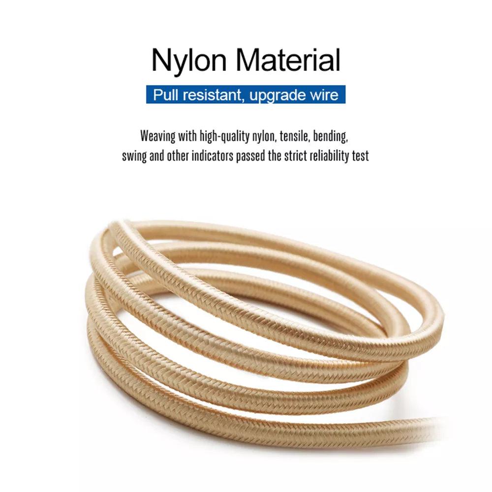 Nylon Braided iPhone charging cable