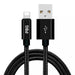 Black iPhone fast charger cable 3Meter