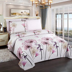 Light Pink With Large Flowers / Twin
