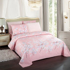 Pink w Purple/White Flowers / Twin