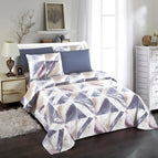 Square Blend Beige/Purple / Twin