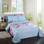 Blue with Purple Flowers / Twin
