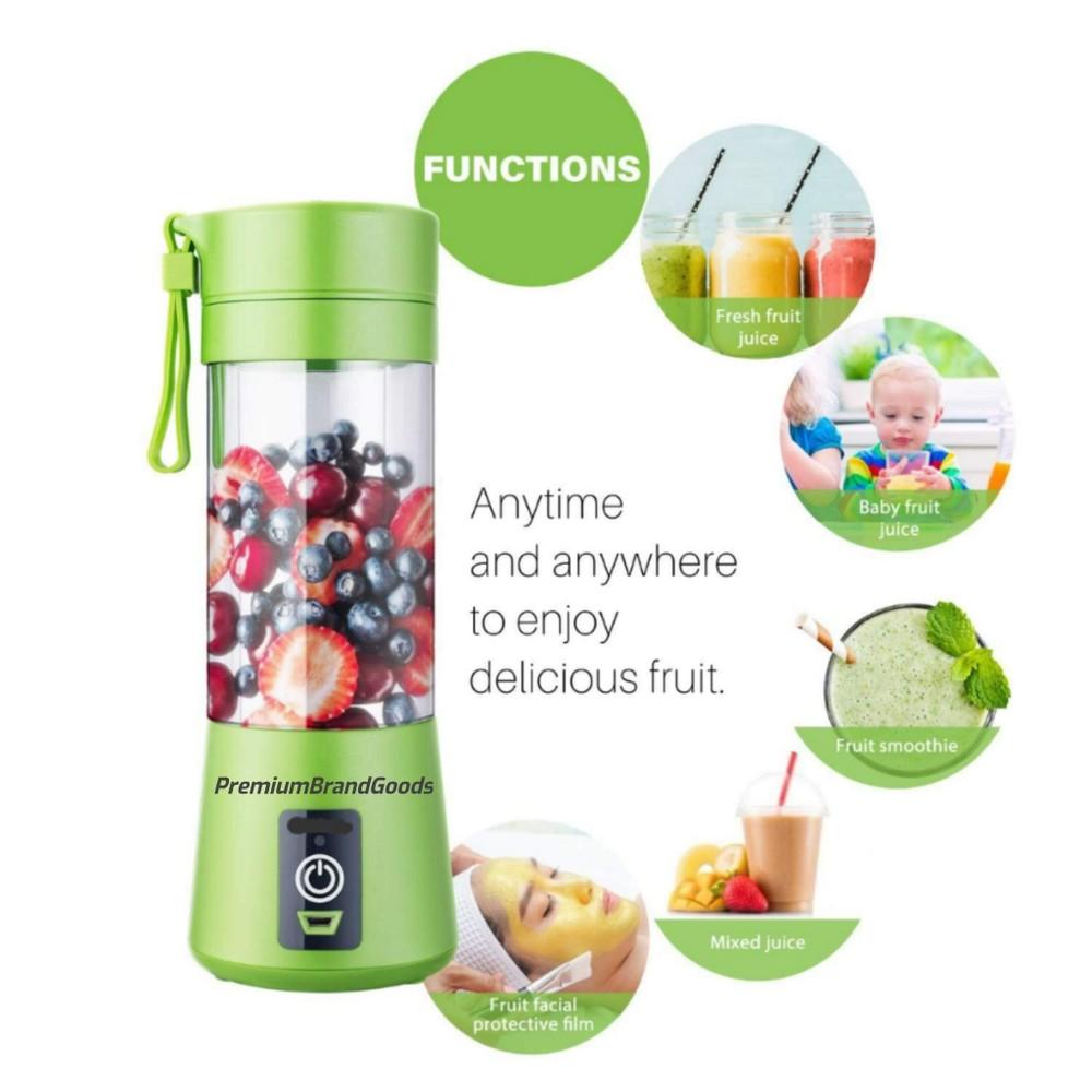Personal Portable Juice Blender Best for ON-THE-GO Drinks/Smoothies! (Color May Vary) - PremiumBrandGoods