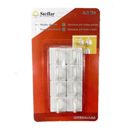 Plastic Adhesive Wall Hooks Multi-Use ( 7 Styles) - PremiumBrandGoods