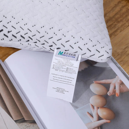 Priscilla Luxury Bamboo Shredded Memory Foam Pillow - PremiumBrandGoods