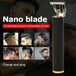 Pro Hair Clippers Trimmer Shaving Machine Beard Cutting Cordless Barber Kit Black/Gold - PremiumBrandGoods