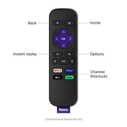 Roku LE HD Streaming Media Player with High Speed HDMI Cable and Simple Remote
