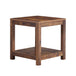 Rustic Brown Side Table , 2-Tier Small Space End Table ,Modern Night Stand, Sofa table, Side Table with Storage Shelve - PremiumBrandGoods