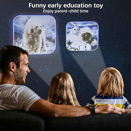 Slide Torch Projector Toys Flashlight Educational Toys Science Set Night Lamp 4 Options!