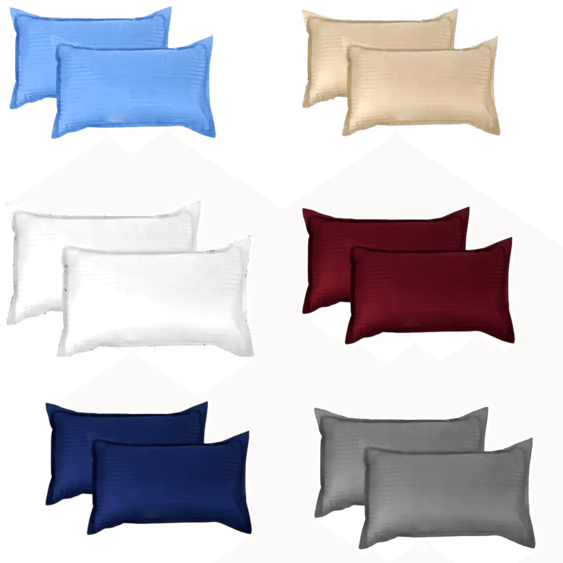 Solid Color Pillow Cases Cotton Touch - PremiumBrandGoods