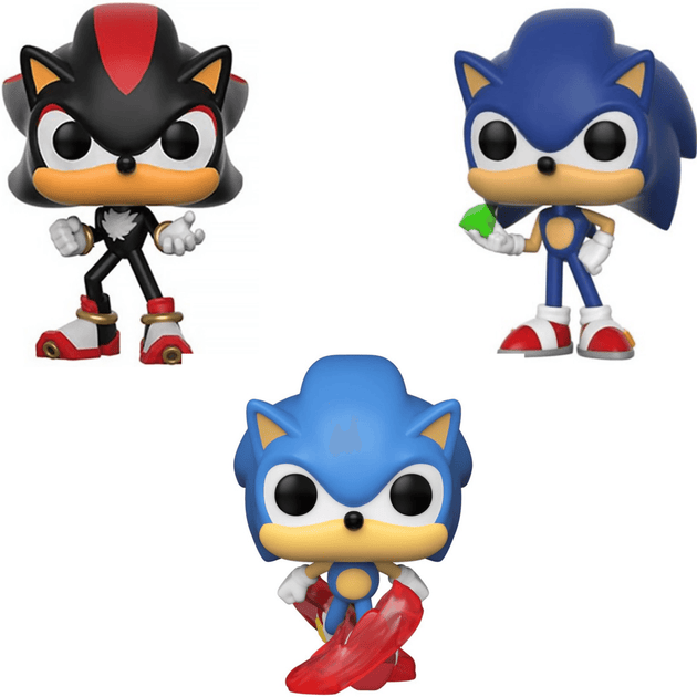 Sonic The Hedgehog Pop Vinly Figure Collection Bundle 3 pc - PremiumBrandGoods