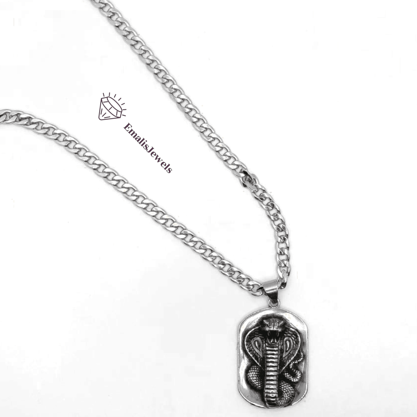Stainless Steel Chain Necklace and Stainless Steel Pendant Sets by Emalis - PremiumBrandGoods