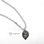 Wolf w Blue Pearl