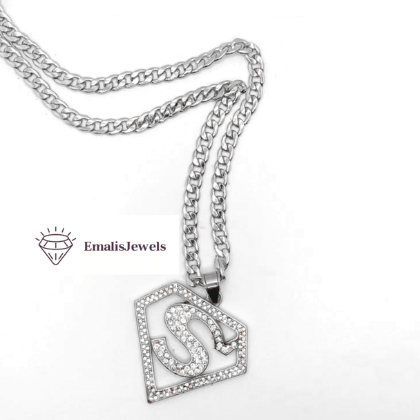 Stainless Steel Chain Necklace and Stainless Steel Pendant Sets by Emalis - PremiumBrandGoods