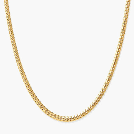 Stainless Steel Flat Snake Bone Chain Necklace (2 Colors , 2 Sizes) - PremiumBrandGoods