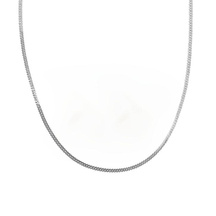 Stainless Steel Flat Snake Bone Chain Necklace (2 Colors , 2 Sizes) - PremiumBrandGoods