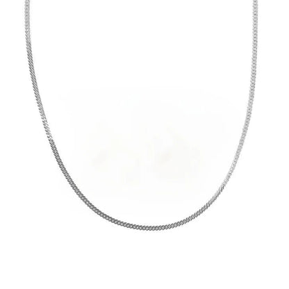 Stainless Steel Flat Snake Bone Chain Necklace (2 Colors , 2 Sizes) - PremiumBrandGoods