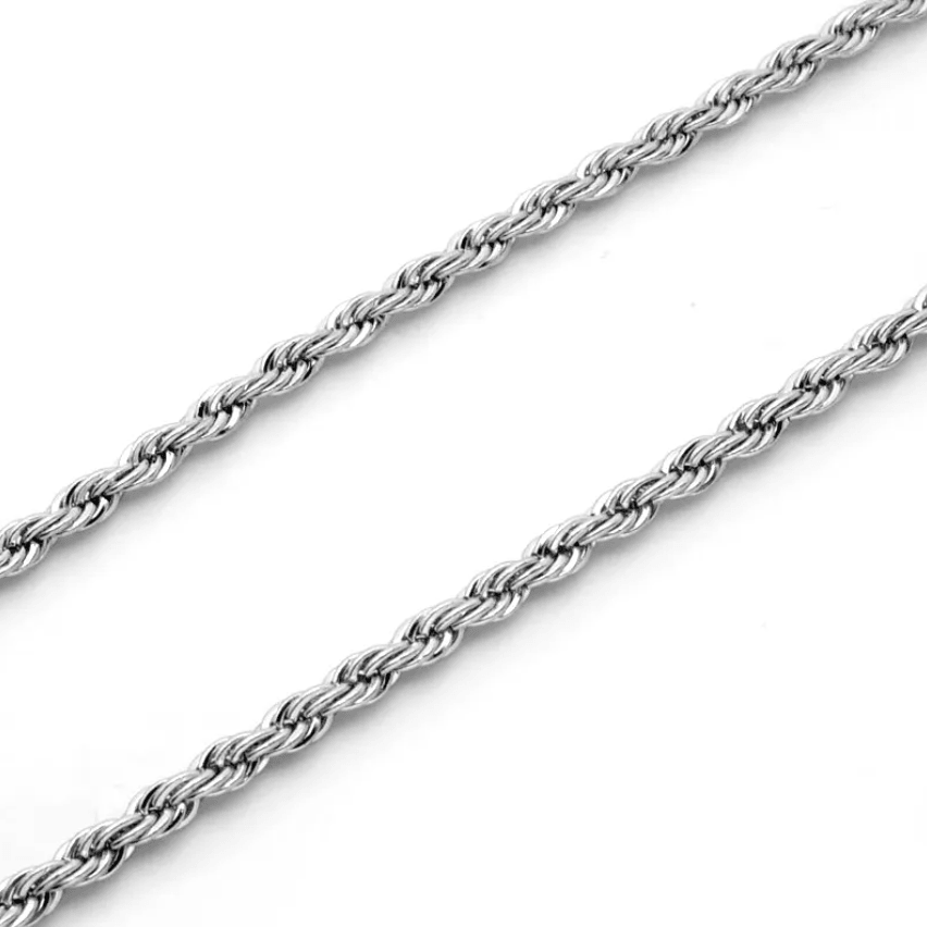 2-5m/Lot 1.2-3.0mm Stainless steel Gold Link Chain Bulk Necklace Chains For  DIY