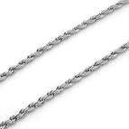 Rope Chain Silver / 22 inch