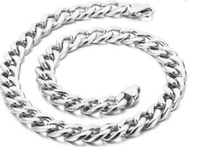 Stainless Steel Necklace Chains (Multiple Sizes & Styles) 6DC Chain Silver / 22 inch