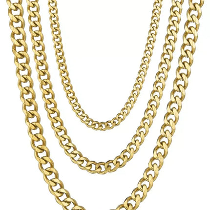 Stainless Steel Necklace Chains (Multiple Sizes & Styles) - PremiumBrandGoods