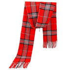 Red Thin Line Plaid