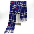 Blue Thin Line Plaid