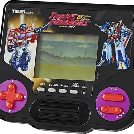 Tiger Electronics Transformers Robots in Disguise Generation 2 Electronic LCD Video Game Retro-Inspired 1 Player Handheld Game Ages 8 and Up