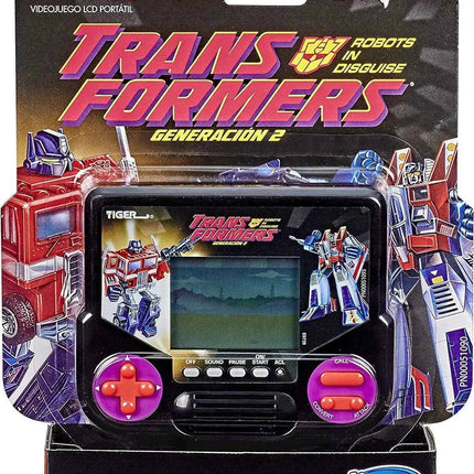 Tiger Electronics Transformers Robots in Disguise Generation 2 Electronic LCD Video Game Retro-Inspired 1 Player Handheld Game Ages 8 and Up