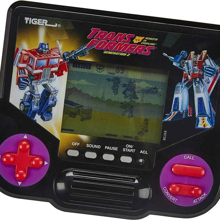 Tiger Electronics Transformers Robots in Disguise Generation 2 Electronic LCD Video Game Retro-Inspired 1 Player Handheld Game Ages 8 and Up