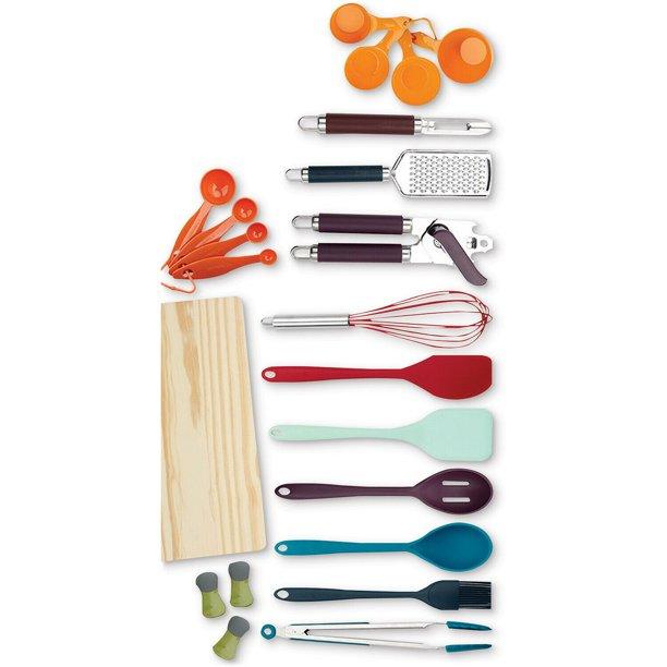 Tools of the Trade 22 Piece Kitchen Gadget Set with Tongs, Whisk, Measuring Spoons, Cups, and More - PremiumBrandGoods