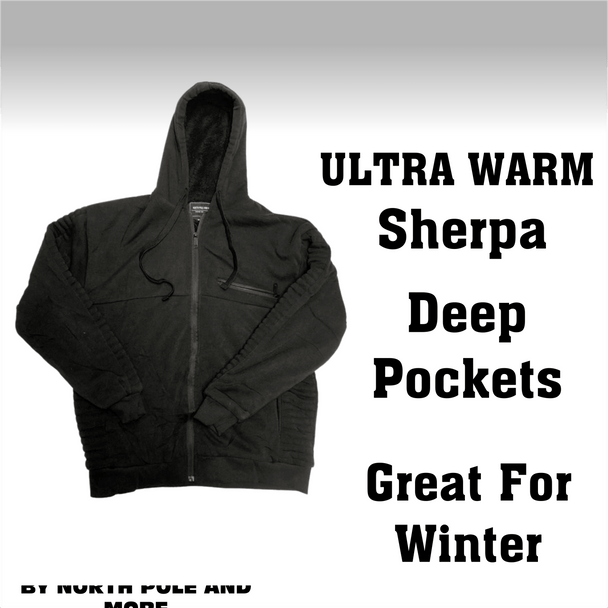 Ultra Warm Winter Sherpa Hoodie - PremiumBrandGoods