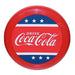 Vintage Coca Cola Frisbee Flying Disc Red White Blue and Stars - PremiumBrandGoods