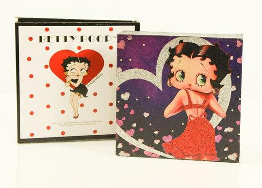 Westland Betty Boop Lovely In Red Glitter Canvas - PremiumBrandGoods