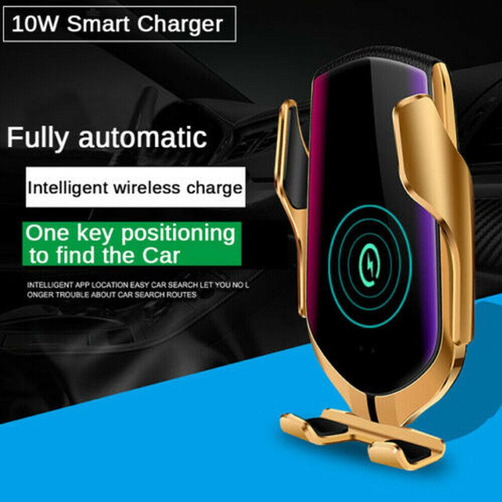 Wireless Automatic Clamping Smart Sensor Car Phone Holder and FAST CHARGER - PremiumBrandGoods