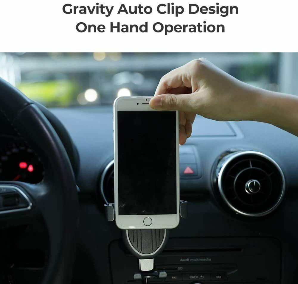 Wireless Gravity Car Charger Air Vent Mount Fast Charge Car Phone Hold