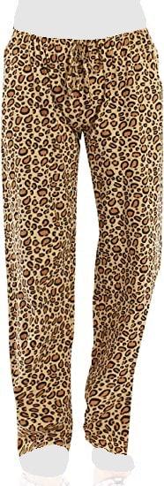 Women's Cozy Leggings Set Cheetah Pants and Cotton Soft Heart T shirt by Just Love - PremiumBrandGoods