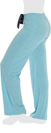 Women's Cozy Pajama Set Baby Blue Pants and Cotton Soft Heart T shirt by Just Love - PremiumBrandGoods