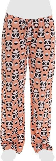Women's Cozy Pajama Set Cute Panda Pants and Cotton Soft Heart T shirt by Just Love - PremiumBrandGoods