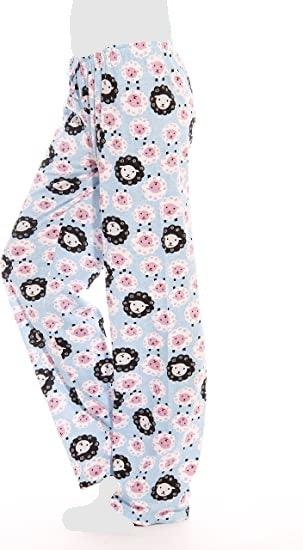 Women's Cozy Pajama Set Cute Sheep Pants and Cotton Soft Heart T shirt by Just Love - PremiumBrandGoods